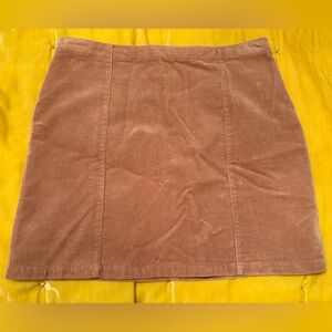 Forever 21 Brown Corduroy Skirt